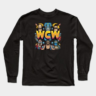 Wcw : Wrestling Phenomenon Long Sleeve T-Shirt